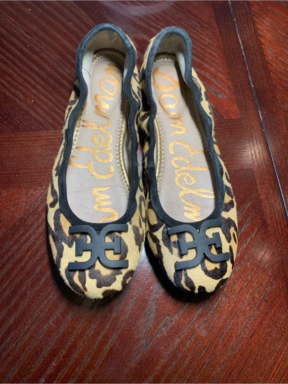 Sam Edelman Leopard-Print Ballerina Flats